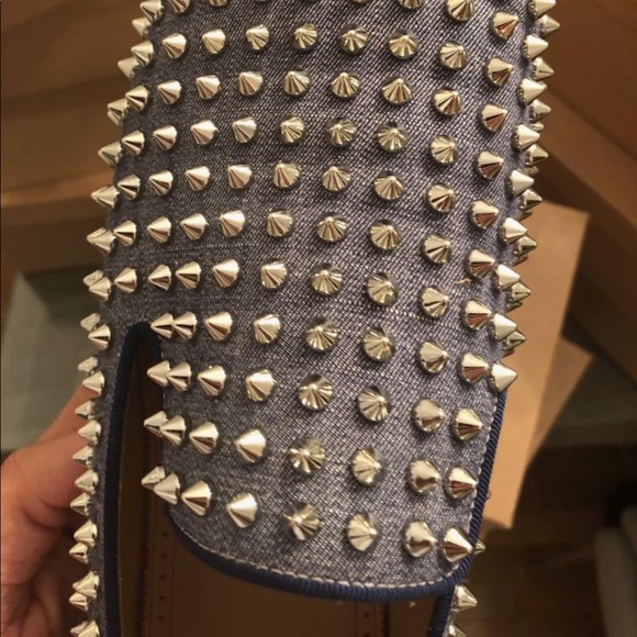 CHRISTIAN LOUBOUTIN DANDELION SPIKES LOAFERS - Picture 6 of 7